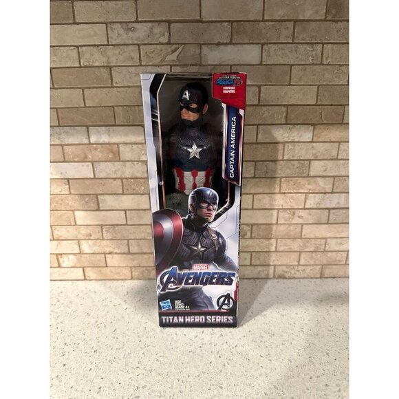Hasbro Other - Captain America 12" Marvel Toy Action Figure Avengers Endgame Titan‎ Hero Series